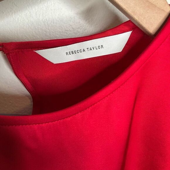 Rebecca Taylor Satin Top - Picture 4 of 9
